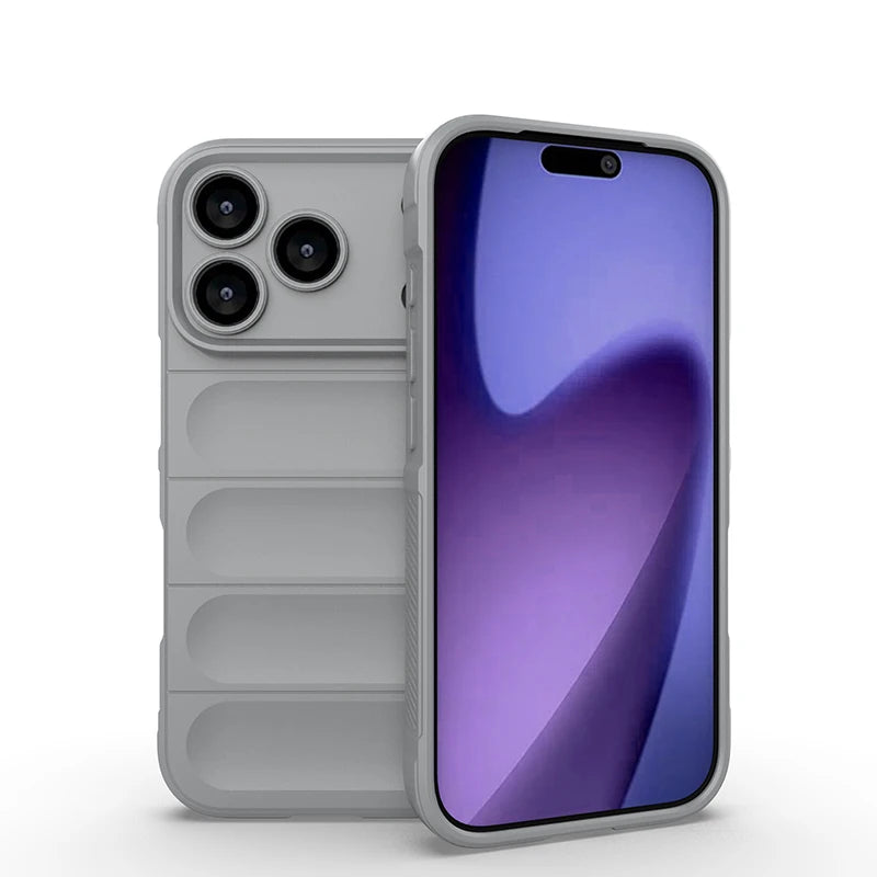 Shockproof Soft Skin Case Phone Cover For iPhone 17 Air 16E 16 15 14 13 12 11 Pro Max Plus Liquid Silicon Protective Coque