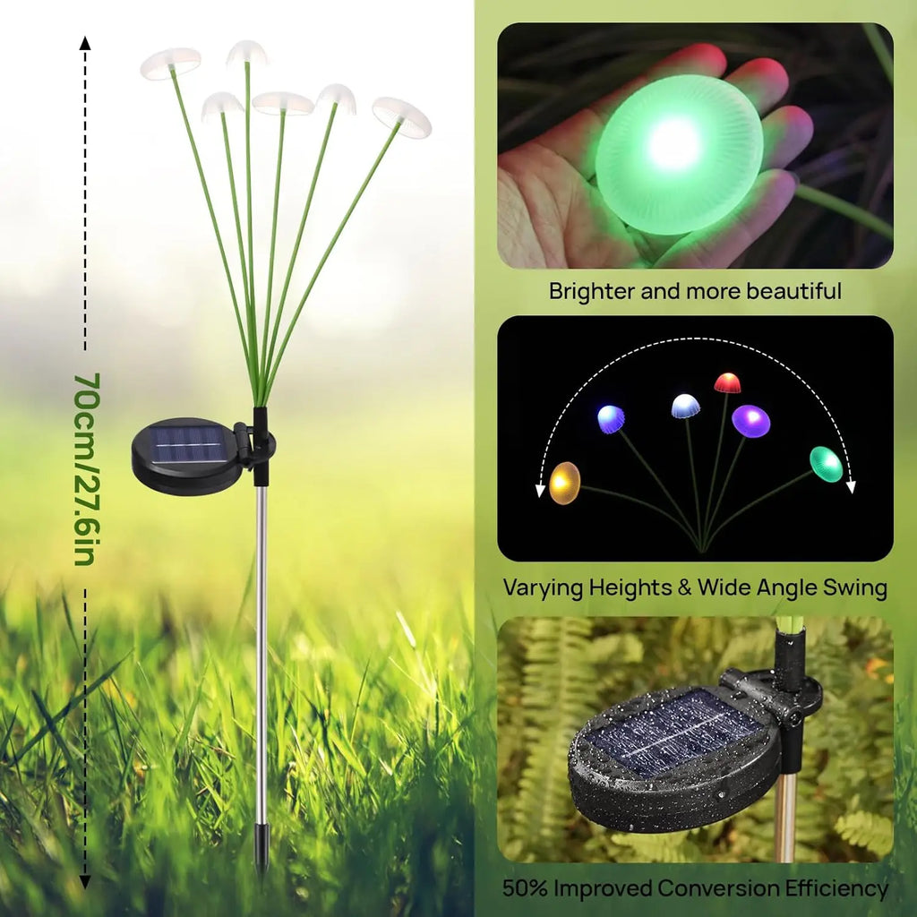 SolarGlow™ Dual-Mode Solar Garden Lights