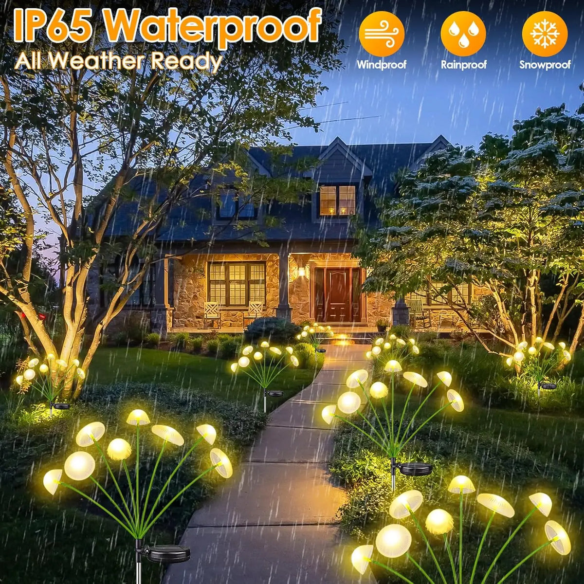 SolarGlow™ Dual-Mode Solar Garden Lights