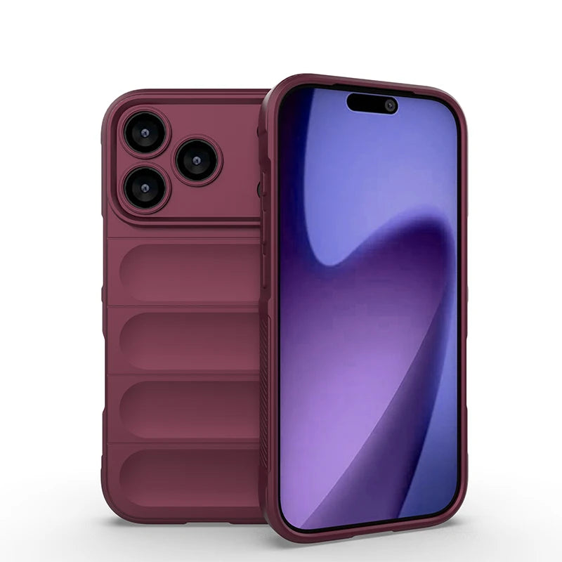 Shockproof Soft Skin Case Phone Cover For iPhone 17 Air 16E 16 15 14 13 12 11 Pro Max Plus Liquid Silicon Protective Coque